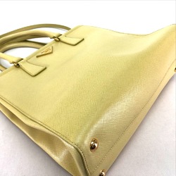 PRADA B2411M Bag 2WAY Hand Bag yellow