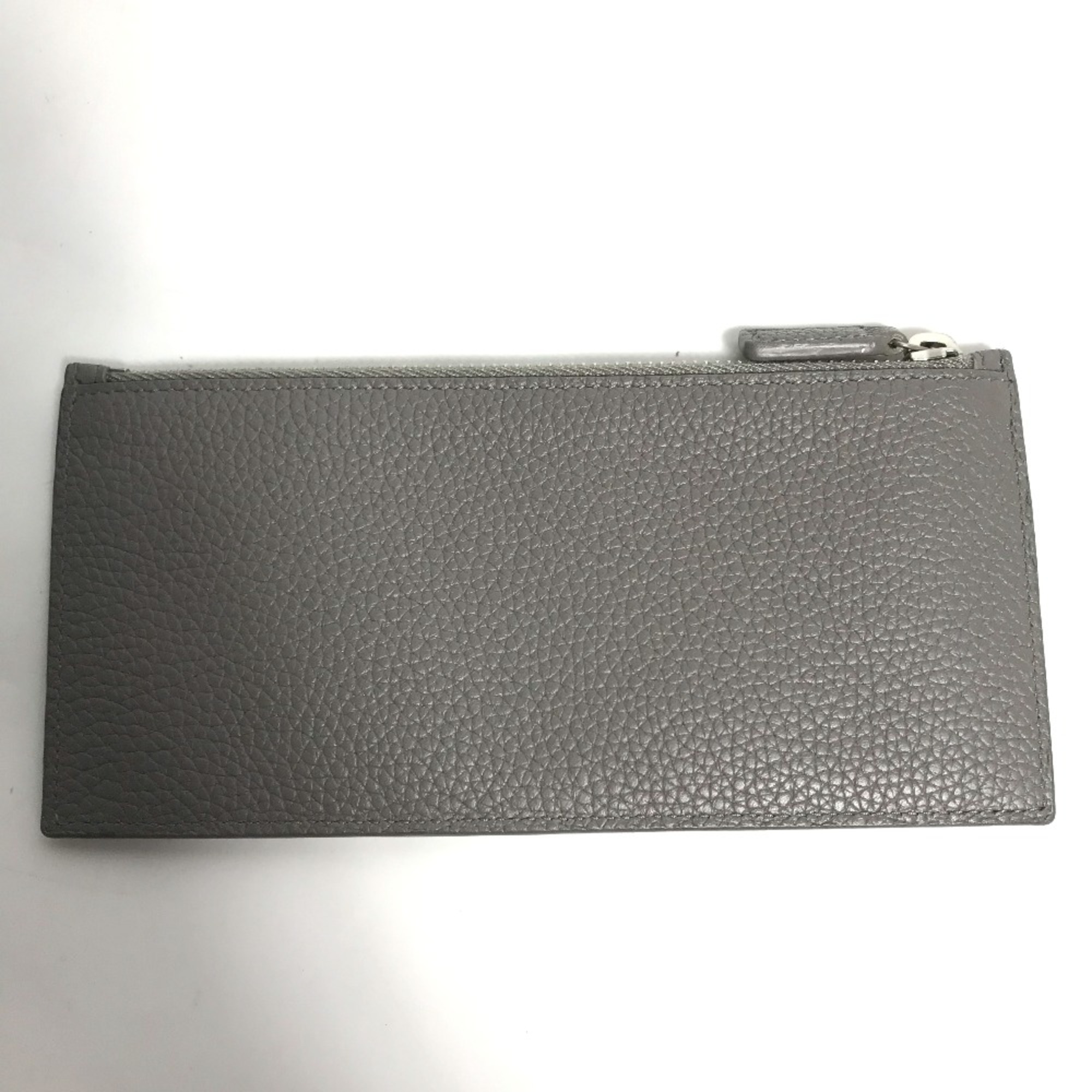 Yves Saint Laurent 504981 Long wallet Coin Compartment with coin purse Long Wallet gray