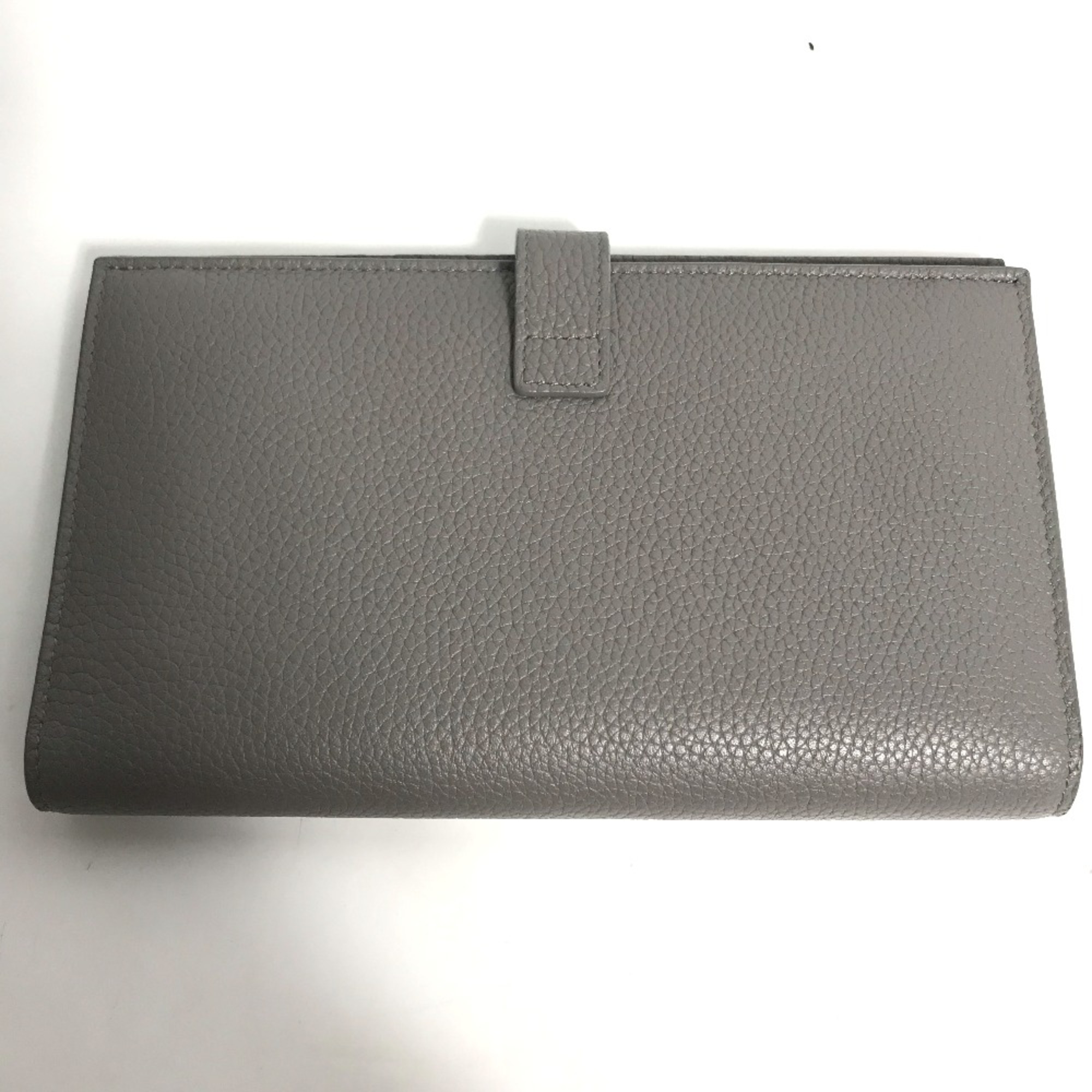 Yves Saint Laurent 504981 Long wallet Coin Compartment with coin purse Long Wallet gray