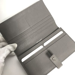 Yves Saint Laurent 504981 Long wallet Coin Compartment with coin purse Long Wallet gray