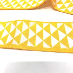 PRADA Triangle logo Scarf yellow