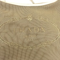 PRADA BT0706 logo Bag Shoulder Bag Beige