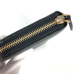 PRADA logo Long wallet Long Wallet Black Gold