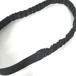 PRADA 1IE021 triangle logo triangle logo plate Hair Accessories Headbands Katyusha Black