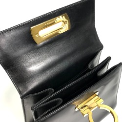 Salvatore Ferragamo Shoulder 2WAY Shoulder Bag Shoulder Bag Black GoldHardware