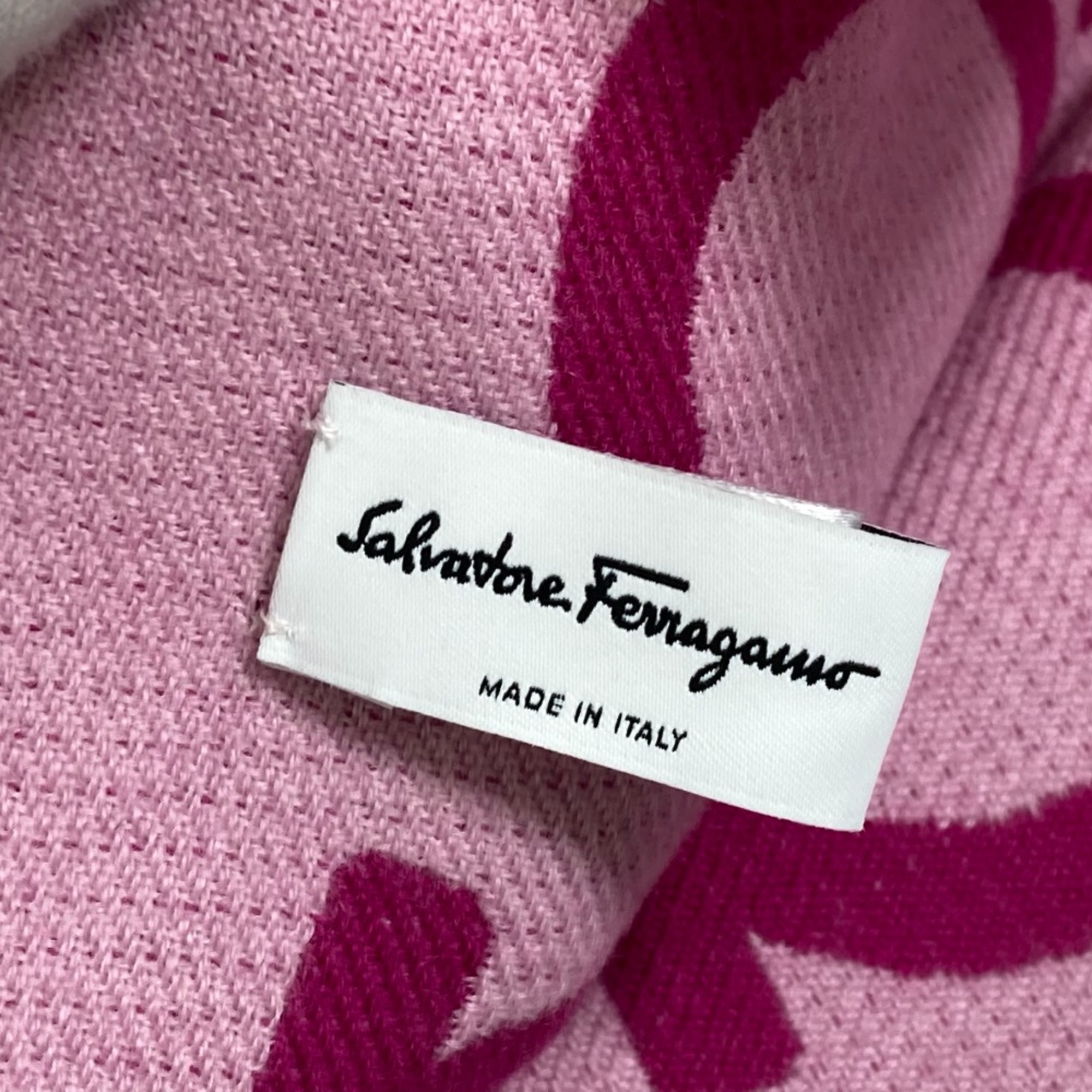 Salvatore Ferragamo Gancini Shawl muffler Stole/Shawl purple