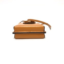 Salvatore Ferragamo Mobile case Shoulder Bag Orange Brown Orange GoldHardware