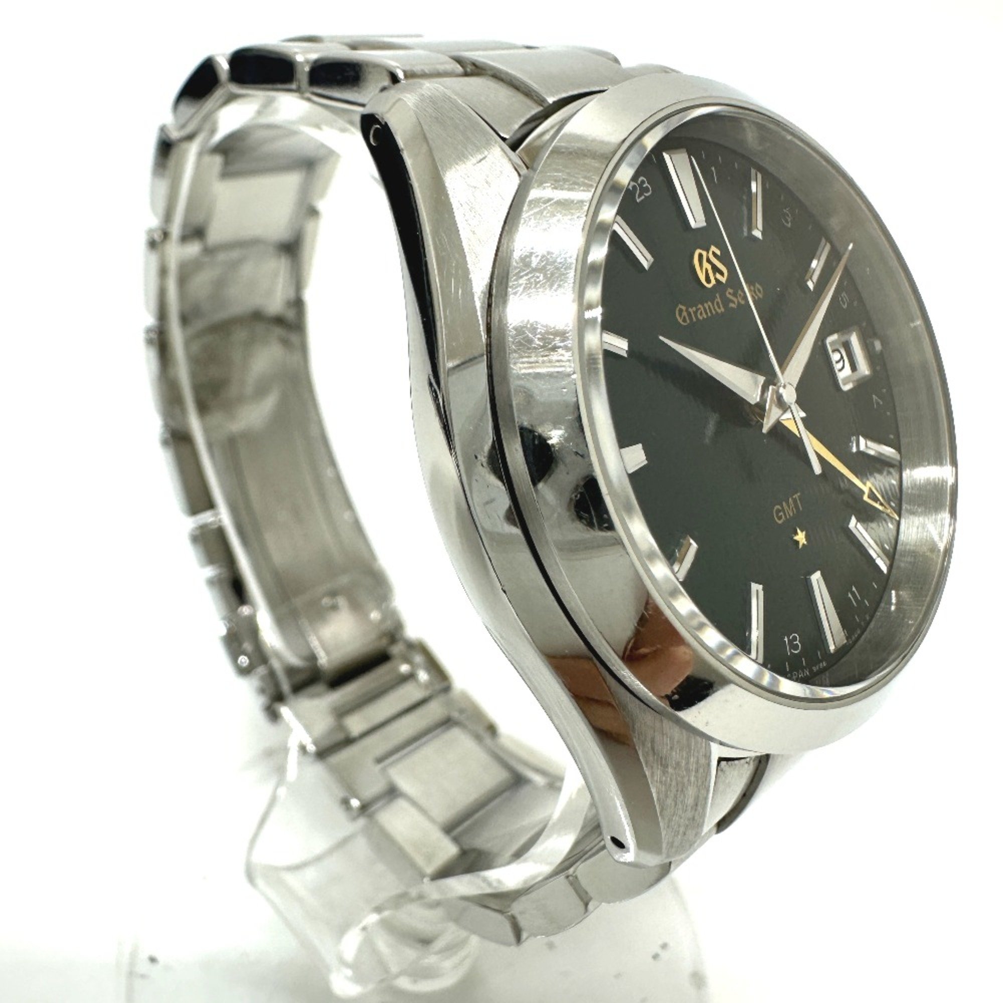 Seiko 9F86-0AC0 Grand Seiko Quartz date Wristwatch Silver