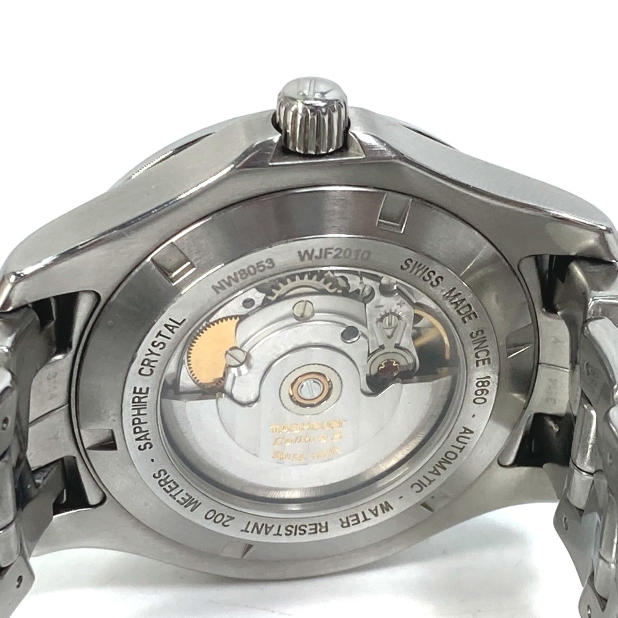 Tag Heuer WJF2010 Automatic Day-Date Wristwatch Silver