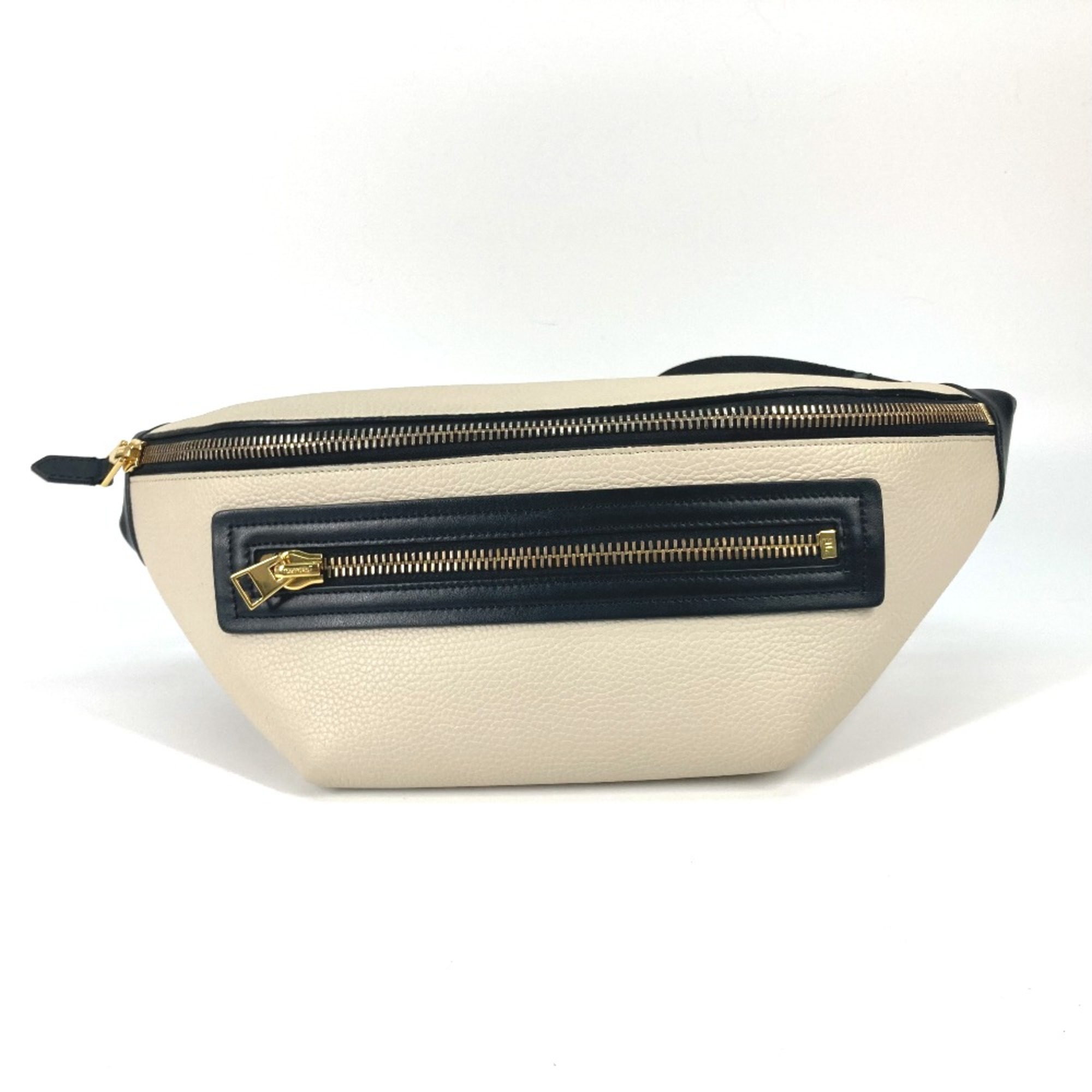 Tom Ford TFH0409 Bicolor body bag Beige Black