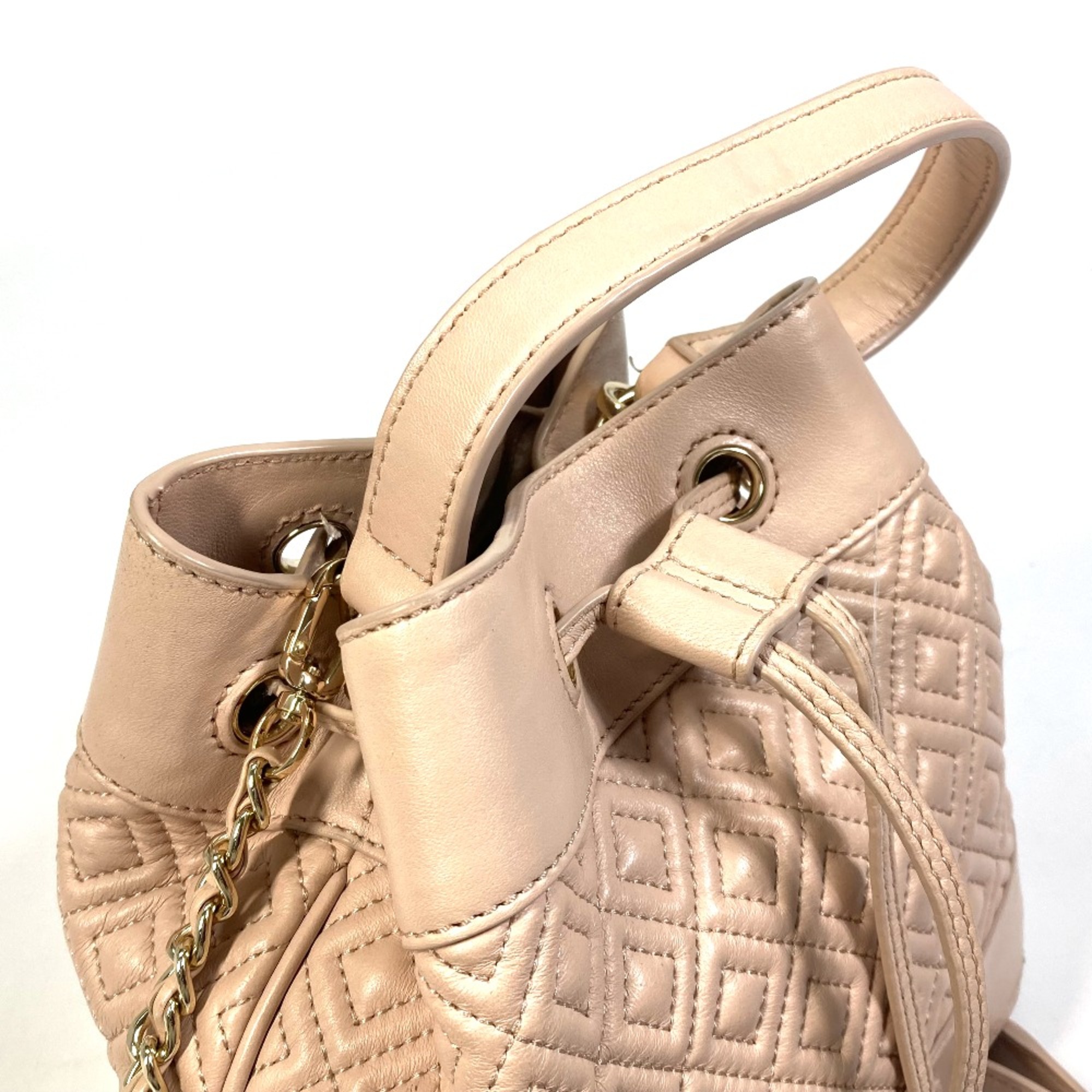 Tory Burch 2WAY Bag Hand Bag Crossbody Bag Chain bag Bucket bag Shoulder Bag pink