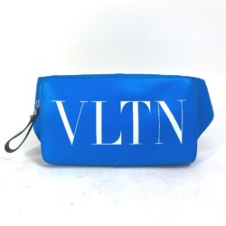 Valentino TY0B0719 VLTN logo Cross Shoulder Bag Waist Pouch blue White