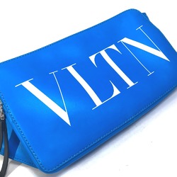 Valentino TY0B0719 VLTN logo Cross Shoulder Bag Waist Pouch blue White