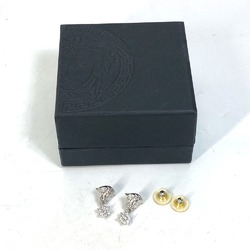 Versace Accessories Rhinestone Pierce Silver