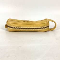 Versace Pen case pencil case Stationery with handles Vintage Pouch yellow