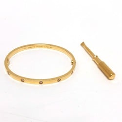 Cartier New model 10P Full Diamond Bracelet Gold