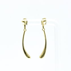 Tiffany Elsa Peretti Elongated Teardrop No Stone Yellow Gold (18K) Drop Earrings Gold