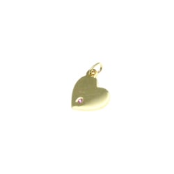 Tiffany Heart Pendant Charm Yellow Gold (18K) Ruby Charm Bracelet Gold