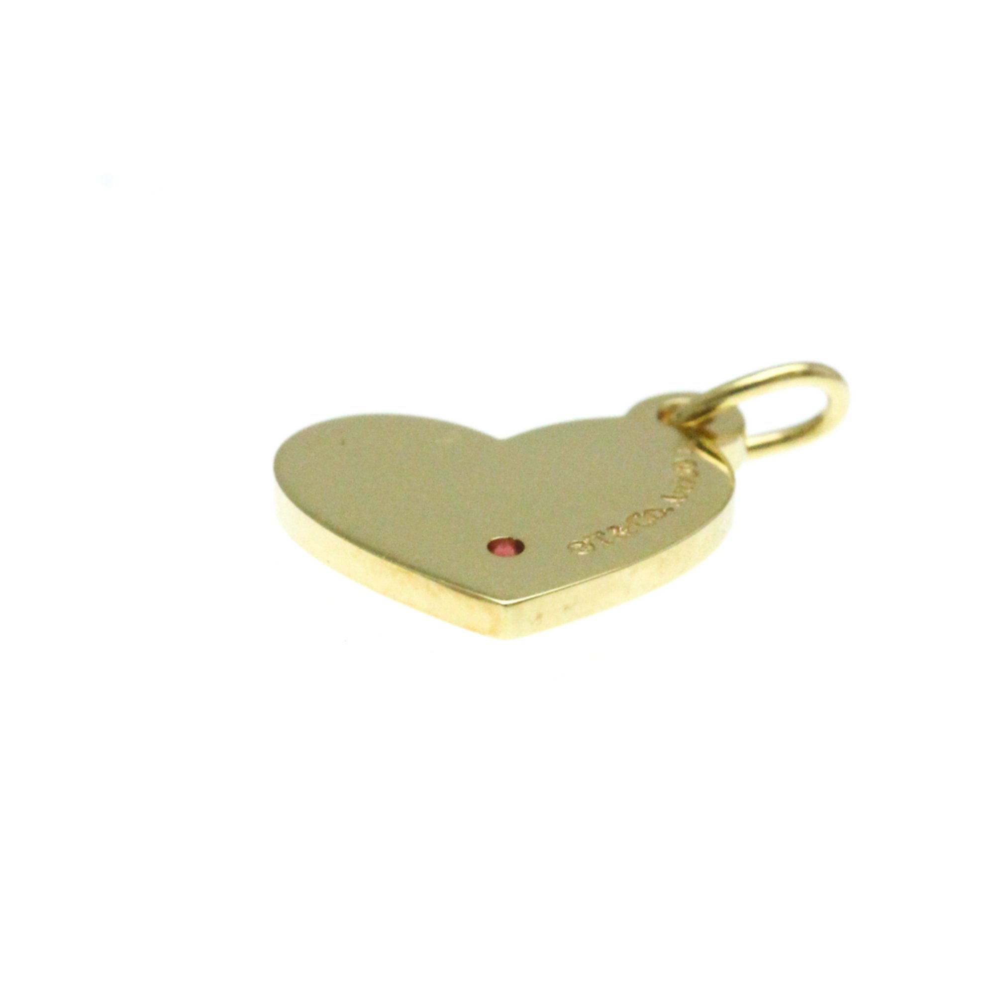 Tiffany Heart Pendant Charm Yellow Gold (18K) Ruby Charm Bracelet Gold