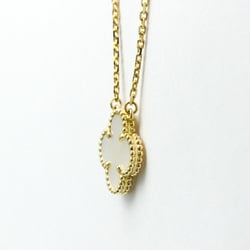 Van Cleef & Arpels Vintage Alhambra VCARA45900 Yellow Gold (18K) Shell Men,Women Fashion Pendant Necklace (Gold)