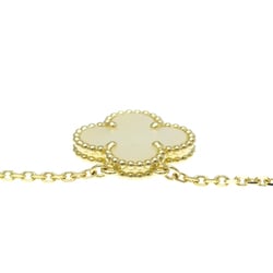 Van Cleef & Arpels Vintage Alhambra VCARA45900 Yellow Gold (18K) Shell Men,Women Fashion Pendant Necklace (Gold)