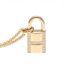 Hermes Kelly Cadena Diamond Necklace Pink Gold (18K) Diamond Women,Men Fashion Pendant Necklace (Pink Gold)