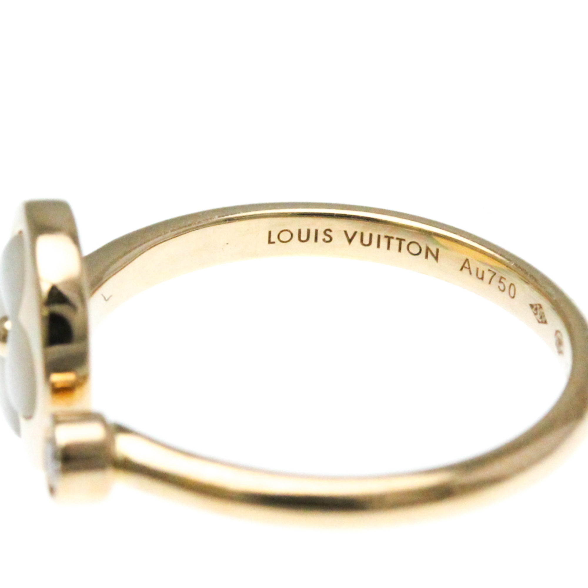 Louis Vuitton Berg Sun Blossom Mini Q9L68G Pink Gold (18K) Fashion Diamond,Shell Band Ring Pink Gold