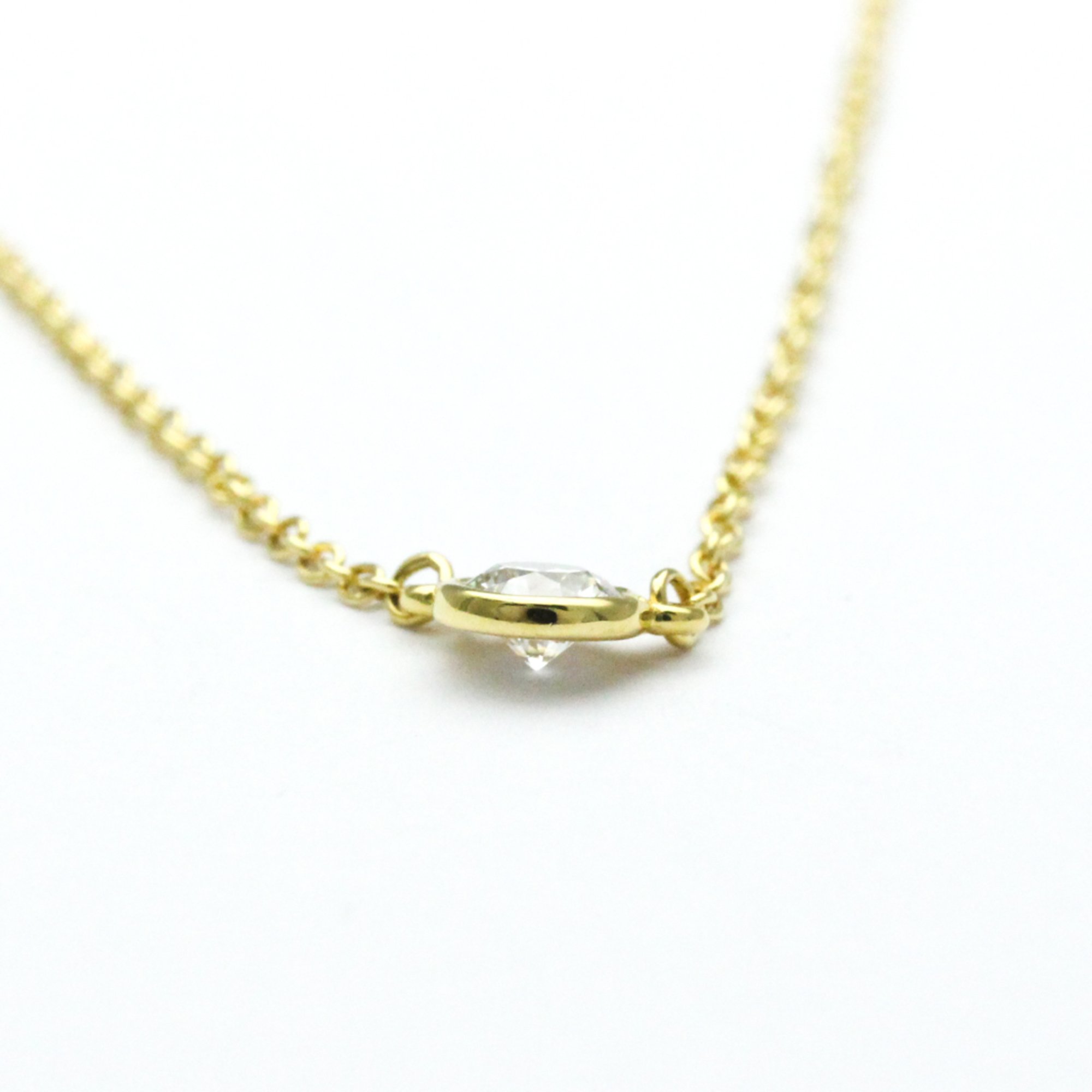 Tiffany Diamonds By The Yard Yellow Gold (18K) Diamond Men,Women Fashion Pendant Necklace (Gold)