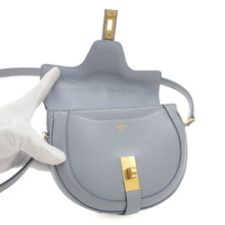 Celine Besaz 16 Seize Shoulder Bag in Calfskin Arctic Blue 188013