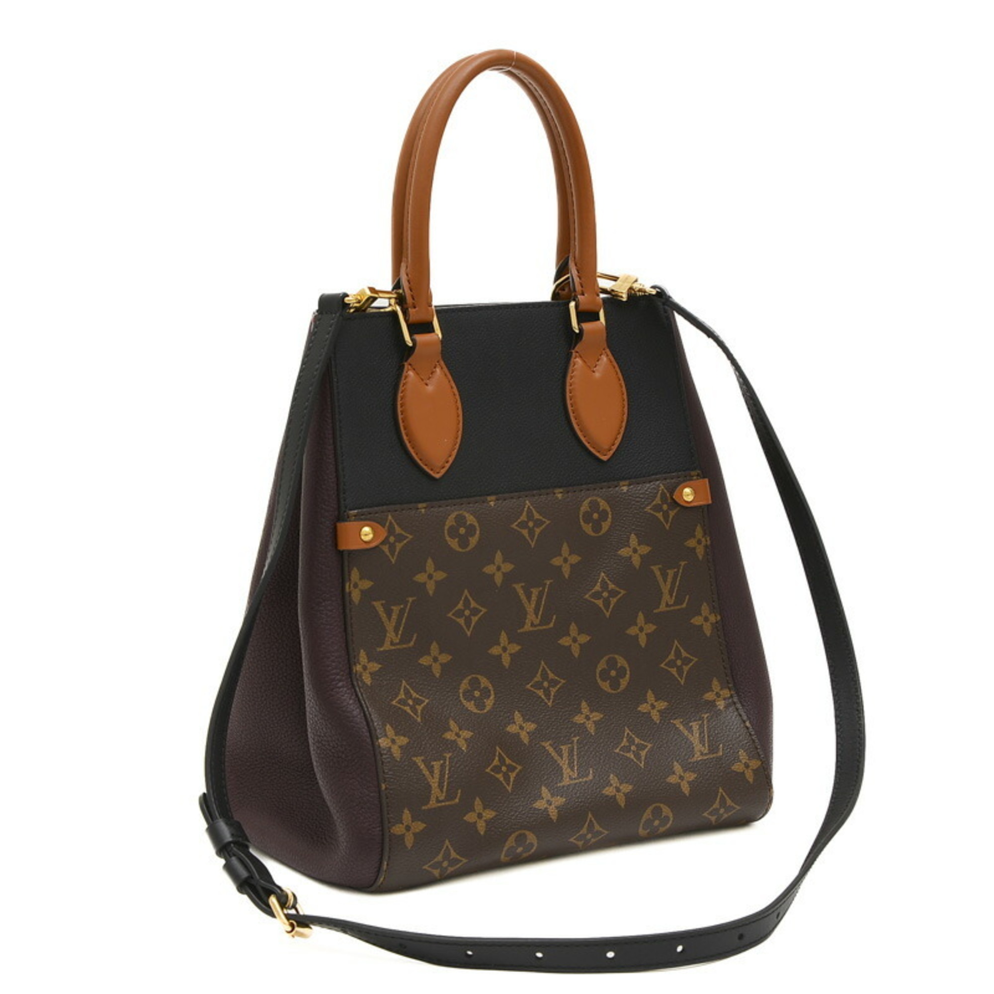 Louis Vuitton Monogram Fold Tote MM 2Way Bag M45409