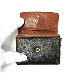 Louis Vuitton Monogram Porto Monnaie Plat Coin Case Purse M61930 LOUIS VUITTON Men's Women's