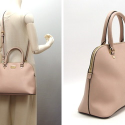 Michael Kors embossed leather handbag in light pink