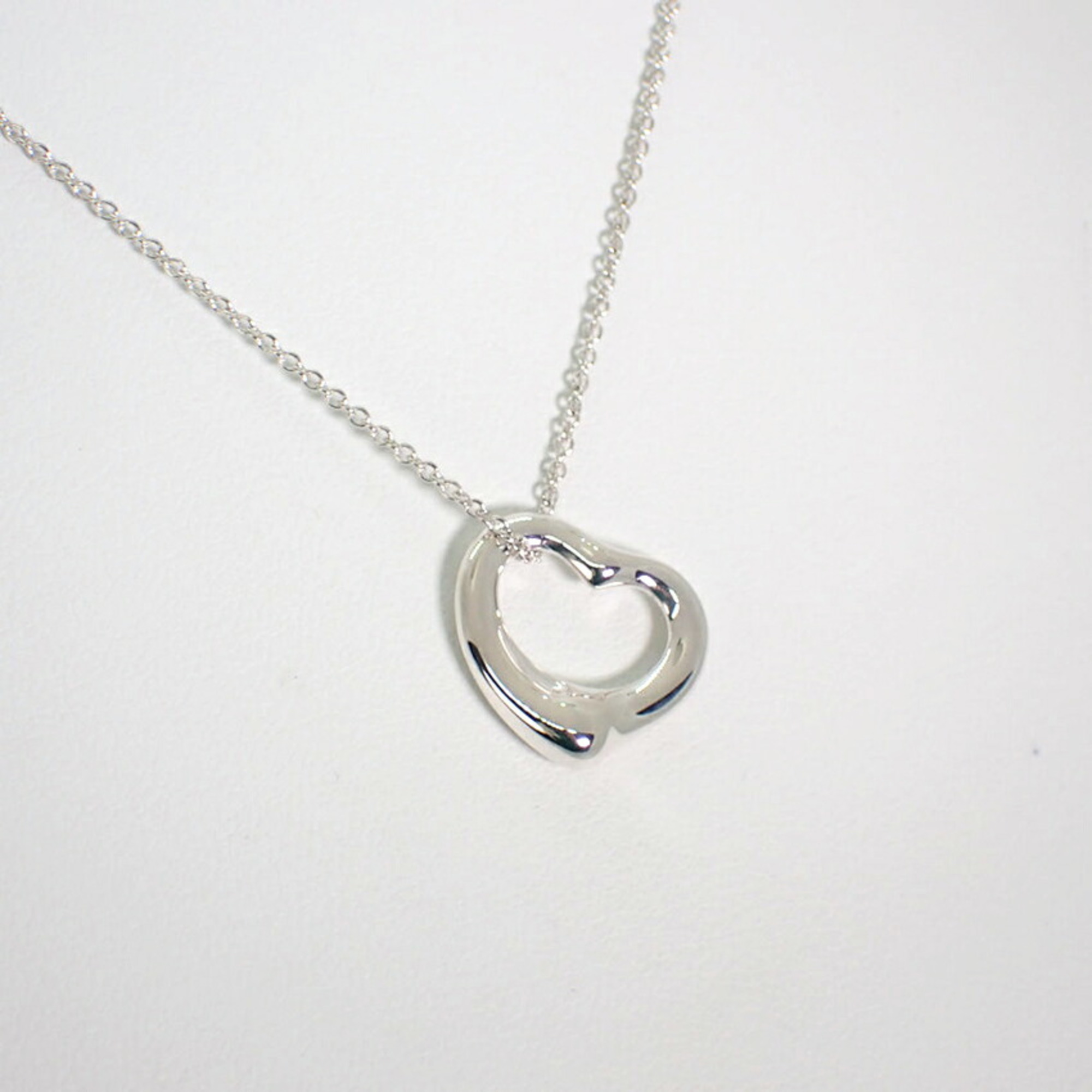 TIFFANY 925 heart pendant necklace