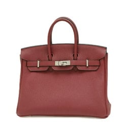 Hermes Birkin 25 handbag Togo Rouge Grenat C stamp