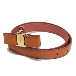 Salvatore Ferragamo Vara Ribbon Belt Salmon Pink