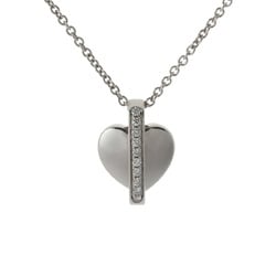 PIAGET Swing Heart Diamond - Women's 18K White Gold Necklace
