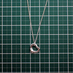 TIFFANY 925 heart pendant necklace