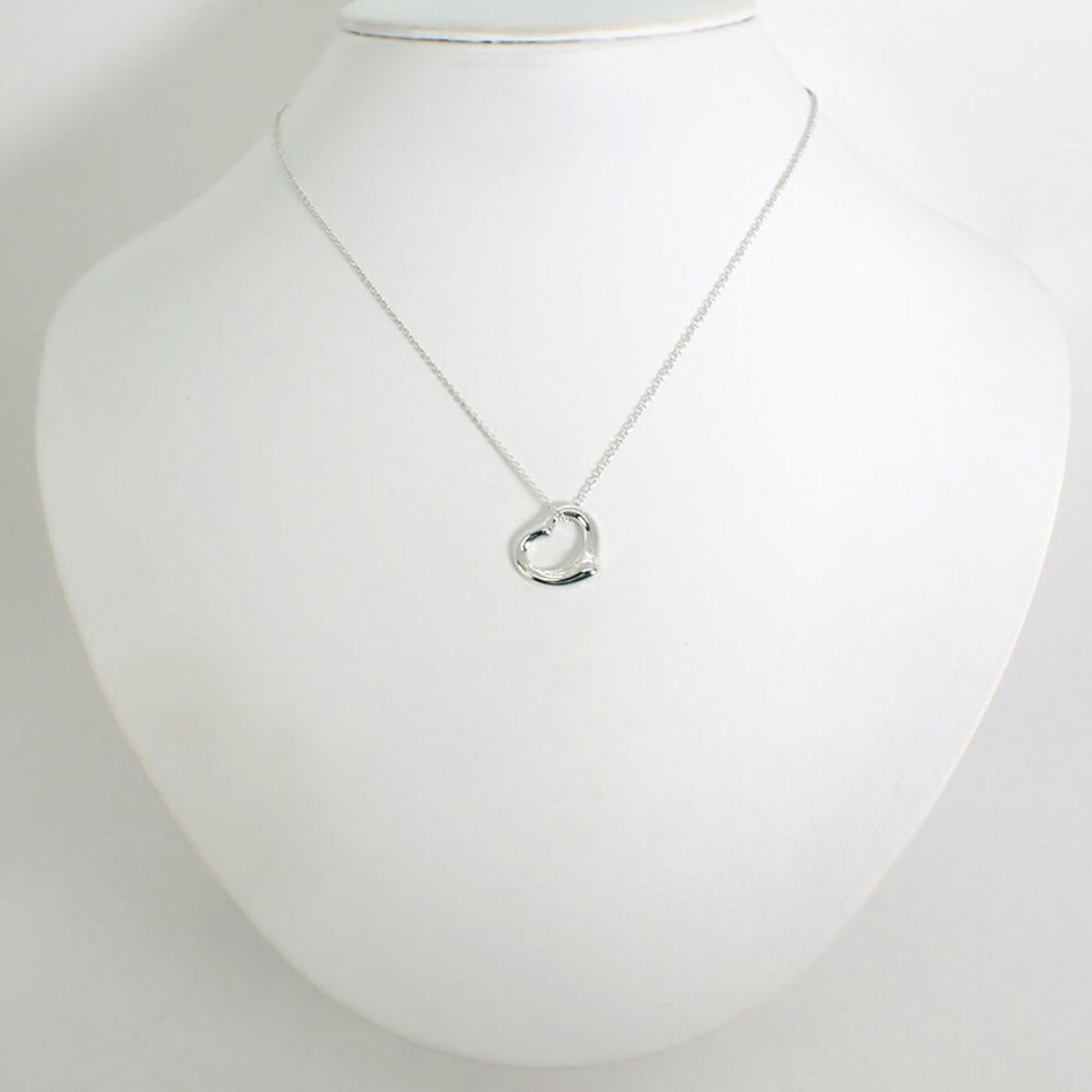 TIFFANY 925 heart pendant necklace