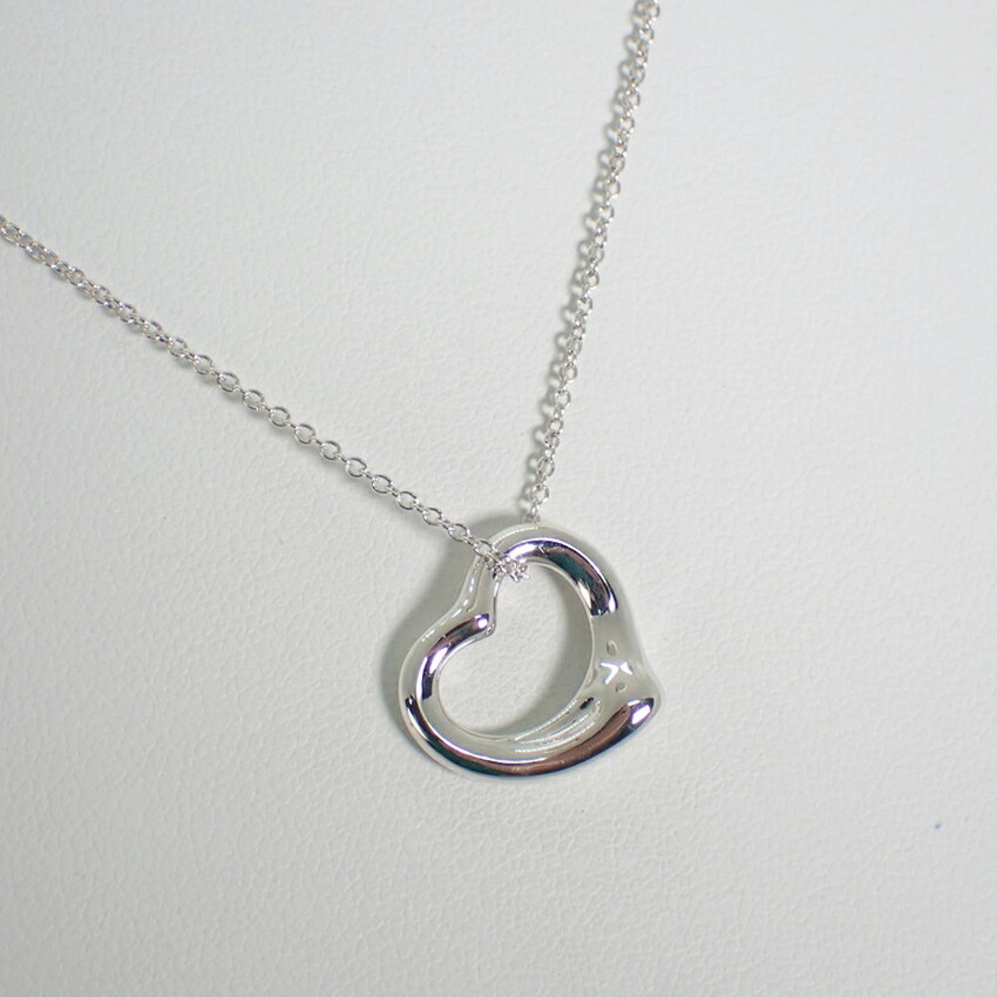 TIFFANY 925 heart pendant necklace