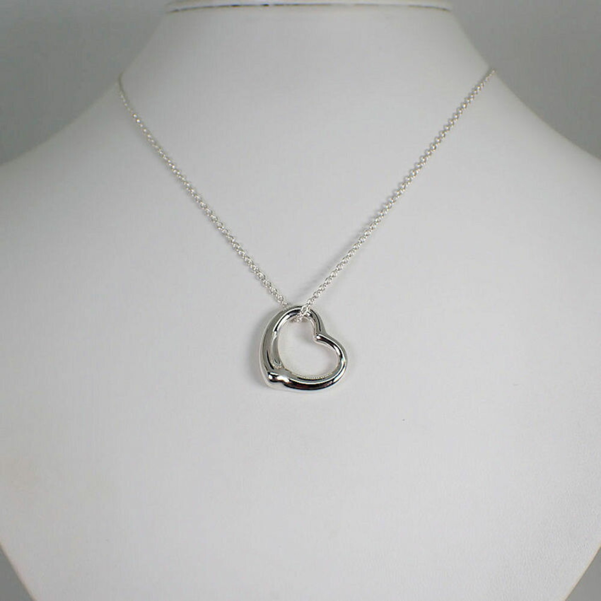 TIFFANY 925 heart pendant necklace