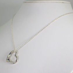 TIFFANY 925 heart pendant necklace