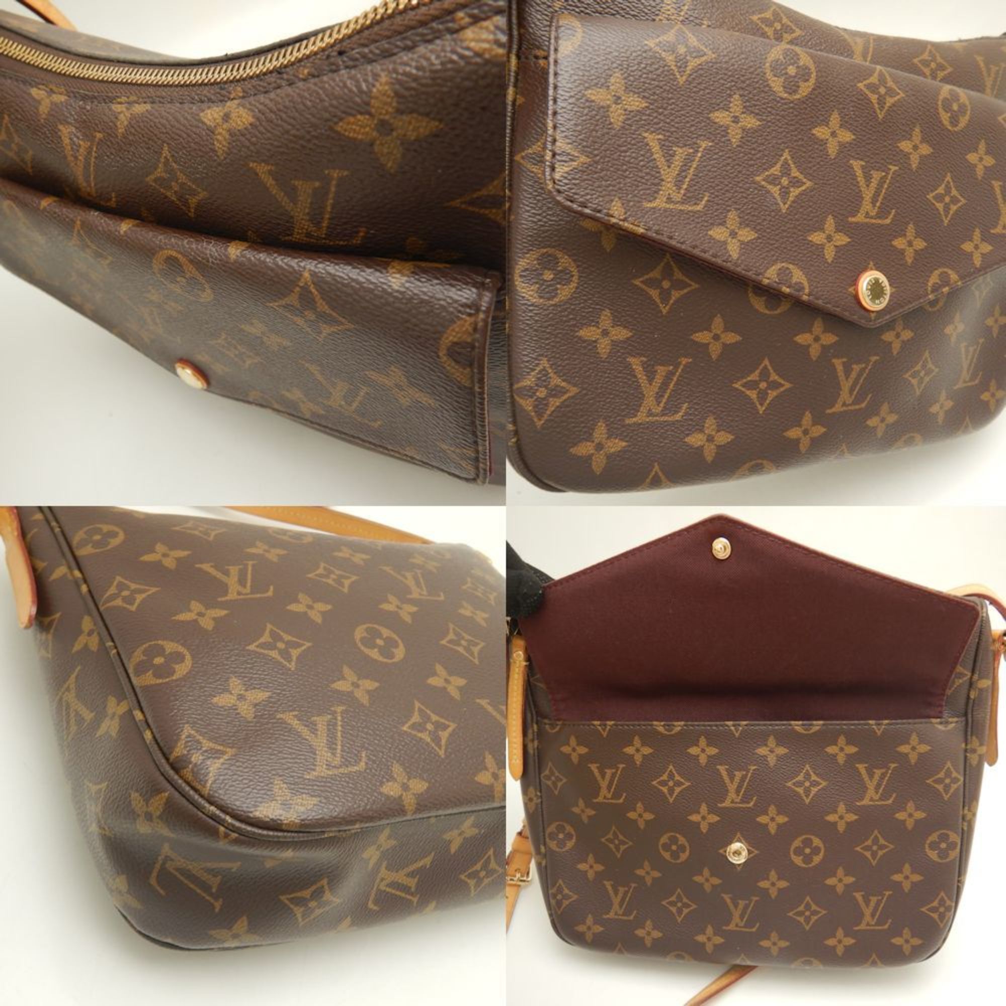 LOUIS VUITTON Louis Vuitton Monogram Mabillon M41679 Shoulder Bag Brown 251912