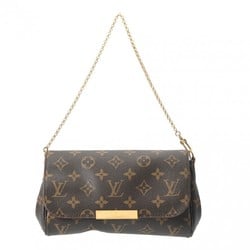 LOUIS VUITTON Louis Vuitton Monogram Favorite PM Brown M40717 Women's Canvas Shoulder Bag