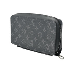 LOUIS VUITTON Louis Vuitton Monogram Eclipse Zippy XL Black/Gray M61698 Men's Canvas Long Wallet