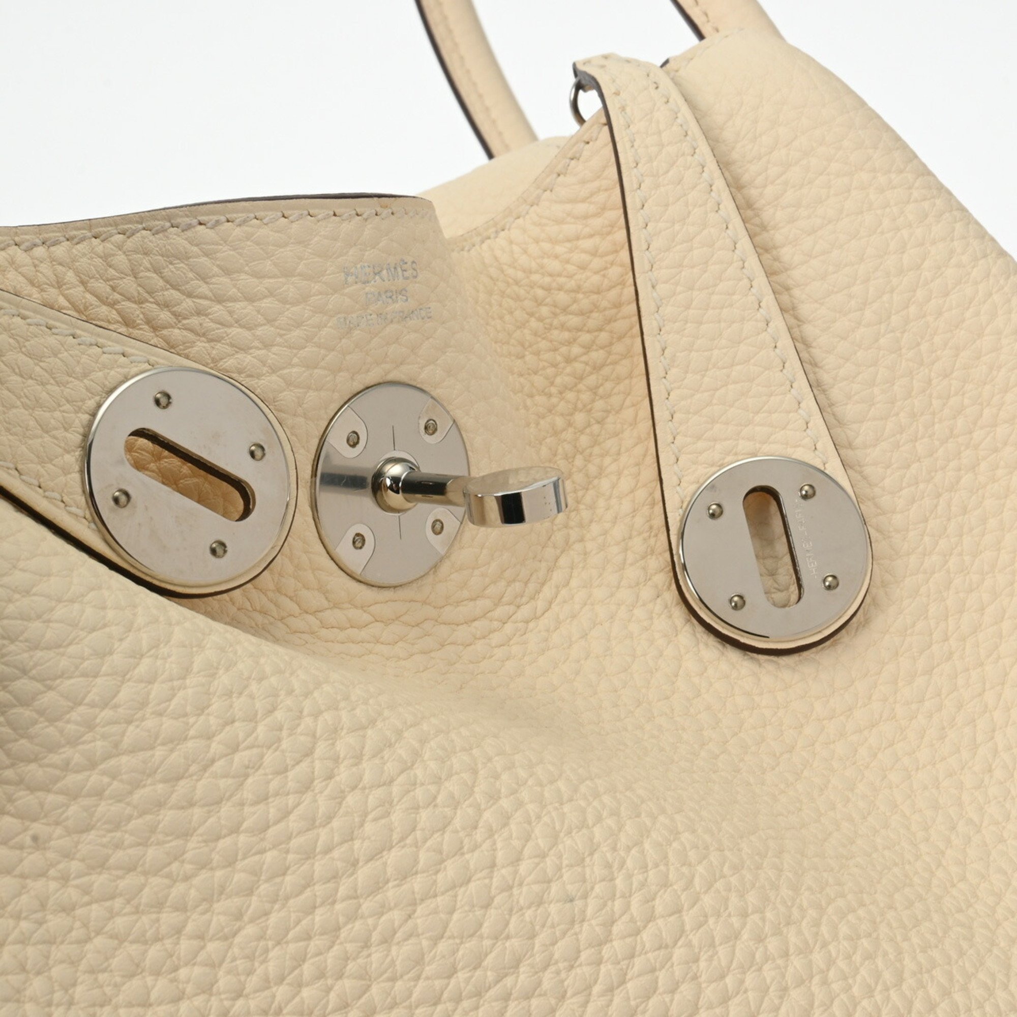 HERMES Lindy 26 Nata Palladium hardware Y stamp (around 2020) Women's Taurillon Clemence bag