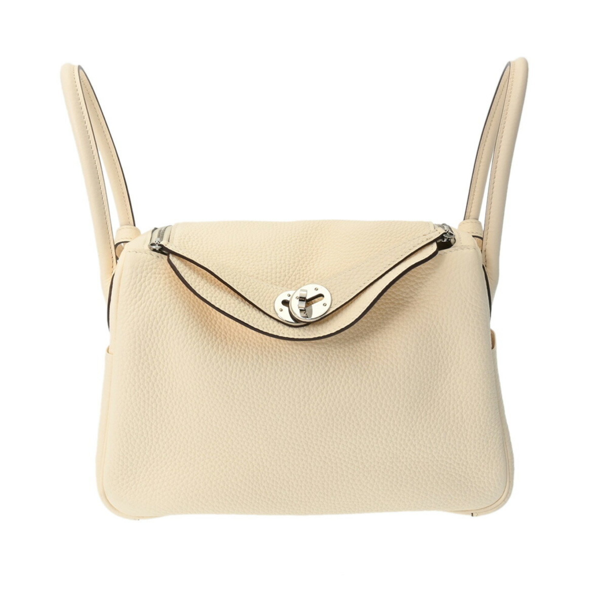 HERMES Lindy 26 Nata Palladium hardware Y stamp (around 2020) Women's Taurillon Clemence bag