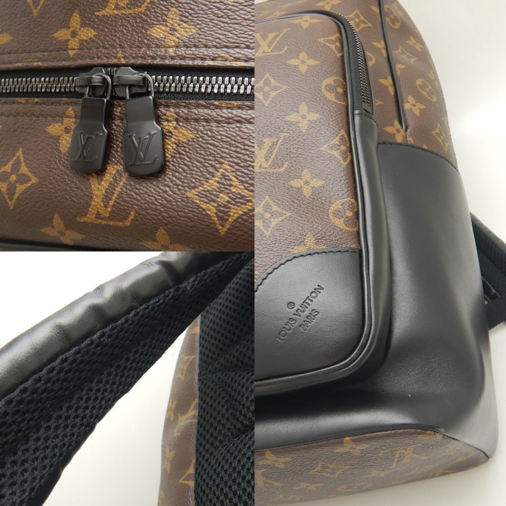 LOUIS VUITTON Louis Vuitton Monogram Macassar Dean Backpack M45335 Brown 251917