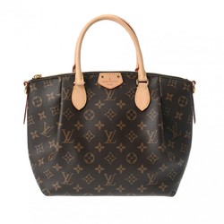 LOUIS VUITTON Louis Vuitton Monogram Turen PM Brown M48813 Women's Canvas Handbag