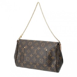 LOUIS VUITTON Louis Vuitton Monogram Favorite MM Brown M40718 Women's Canvas Shoulder Bag