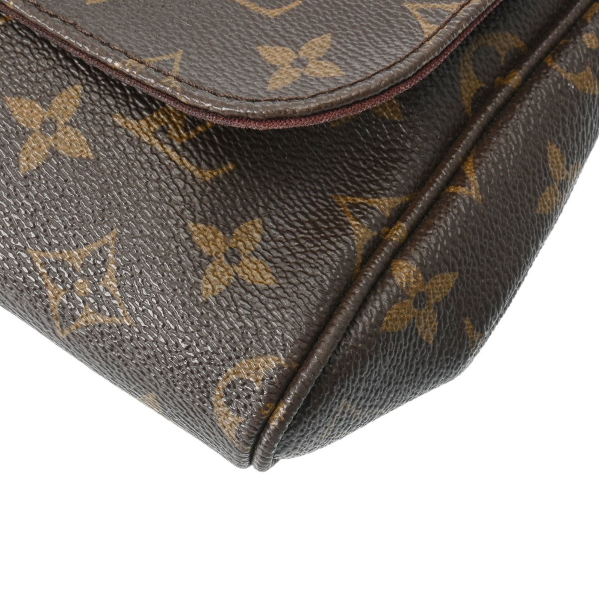 LOUIS VUITTON Louis Vuitton Monogram Favorite MM Brown M40718 Women's Canvas Shoulder Bag